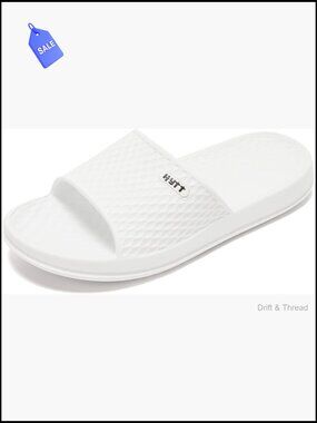 Womens Non-Slip Shower Sandals Indoor Outdoor Beach Slippers Lightweight Slide